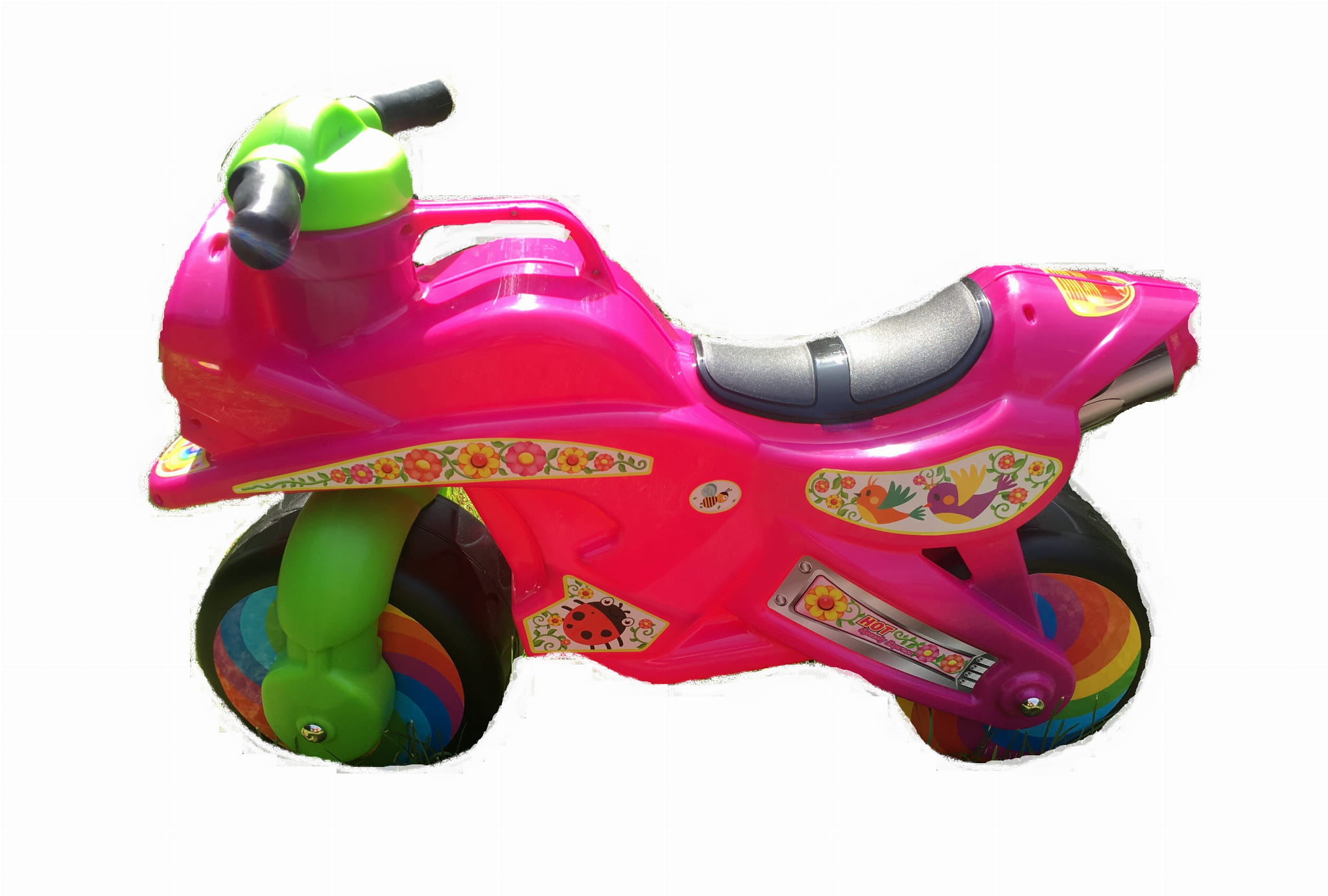 Motor jeździk biegowy RÓŻOWY Bed-Pol