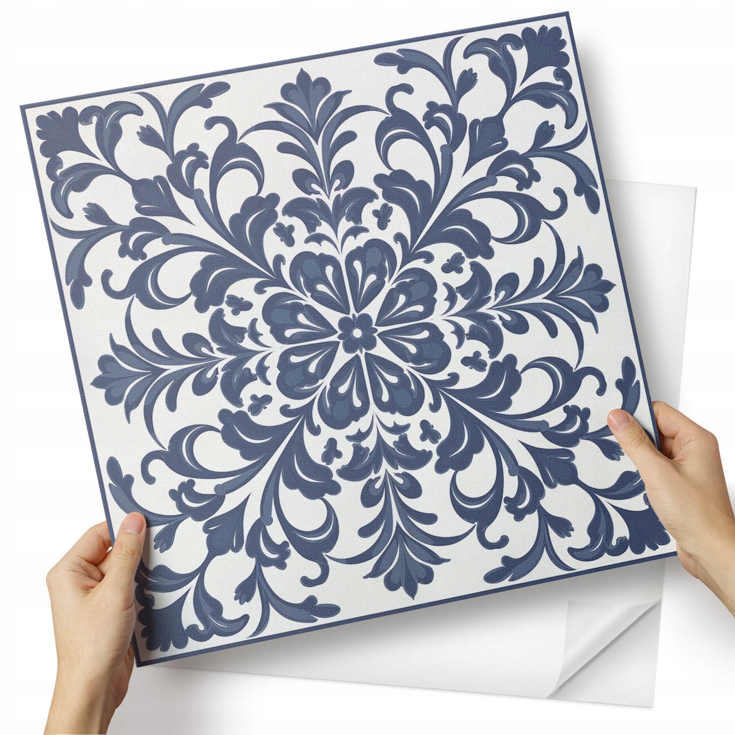 Balíček panelů Vinyl Pvc Rostlinný vzor s listy a květinami 4x50x50 cm