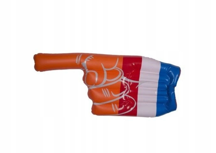 Dmuchana ręka kibica Holandii 45 cm gadżet na mecz imprezę festyn