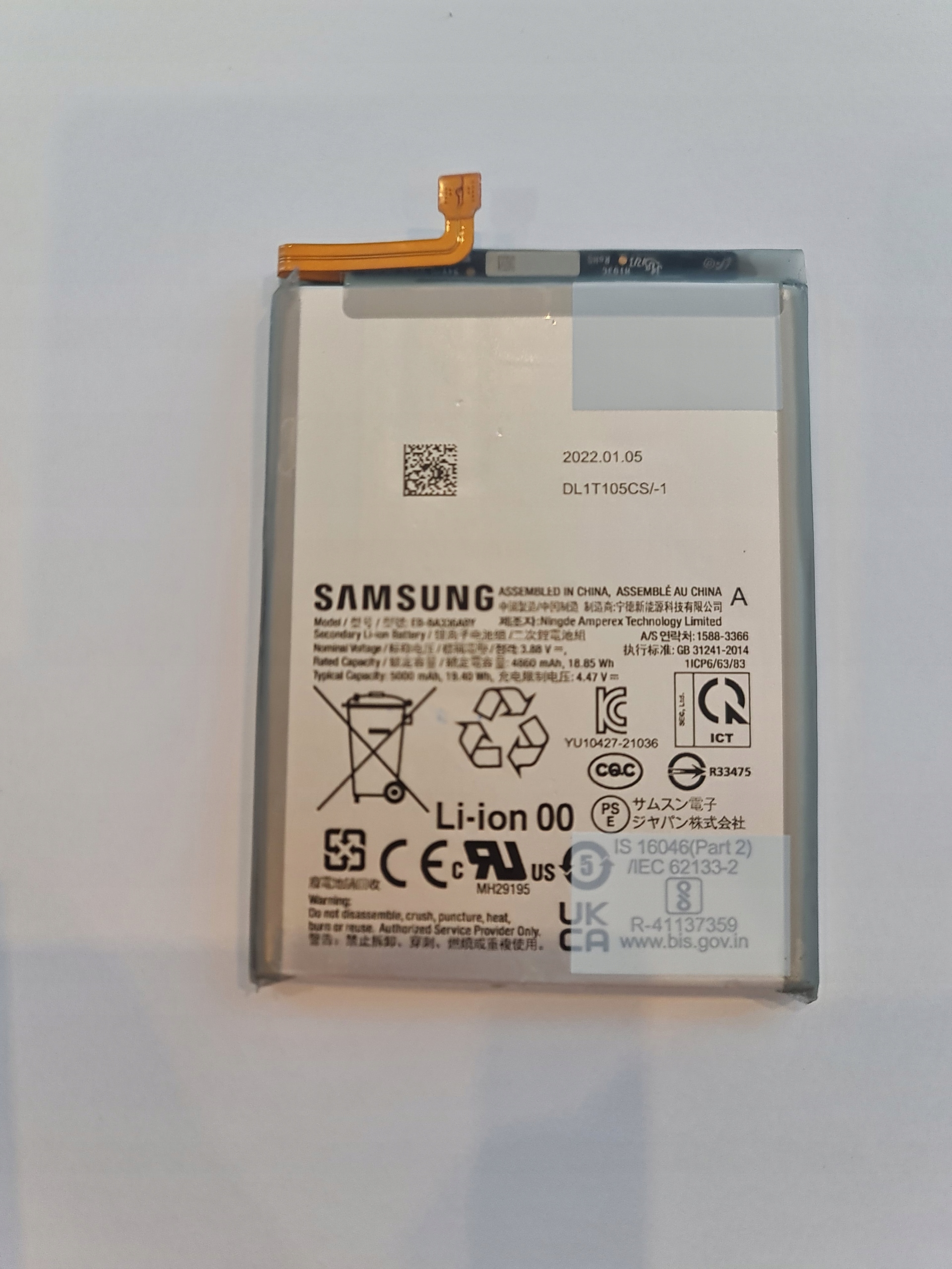 Oryginalna Bateria EB-BA536ABY Samsung A536 A53 5G