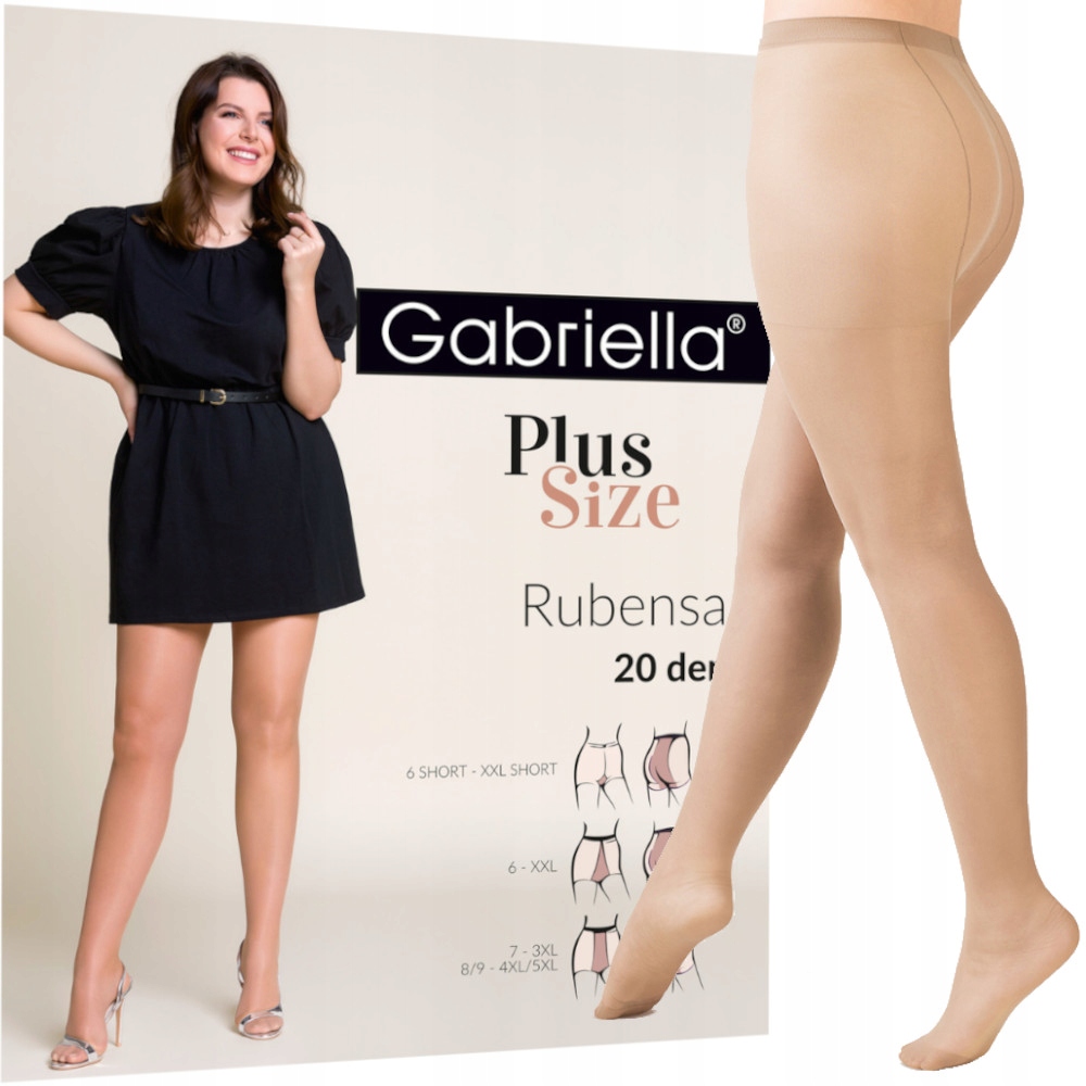 

Gabriella Rajstopy Plus Size Rubensa r. 6 melisa