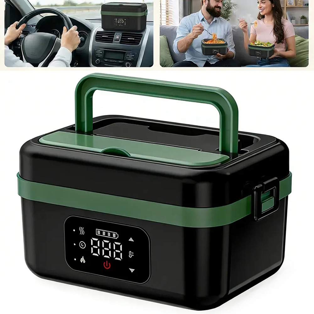 Elektrický Obědový Box Se Dvěma Přihrádkami Pro Dům A Auto 1000 ML