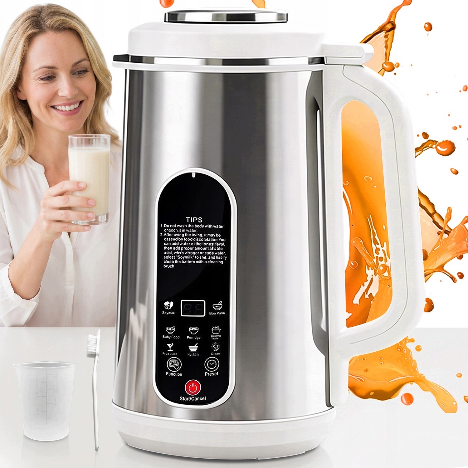 Multifunkční Mixér 1200 ML S LCD Pro Polévkové Šťávy 800 W Automatické Mytí