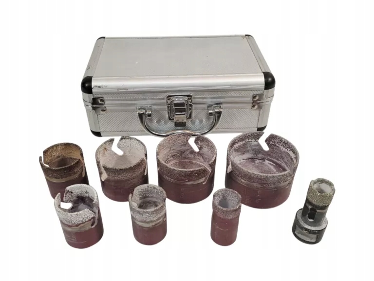 Korunkový Vrták Sada Vevor 8 Ks M14 20-68 MM, Silný A Pevný