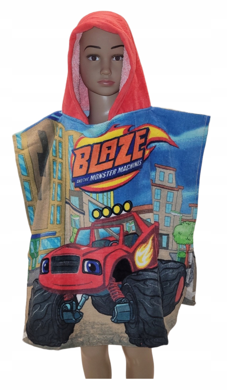 AUTA BLAZE RĘCZNIK DZIECIĘCY KAPIELOWY OKRYCIE PONCZO PONCHO Kod producenta BMM213008-PONCHO