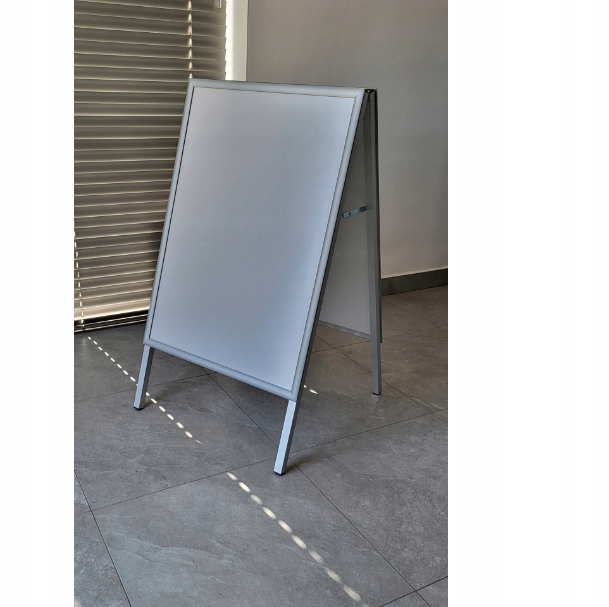 POTYKACZ B2 DWUSTRONNY STOJAK REKLAMOWY NA PLAKAT 50x70 cm OWZ PROFIL 25MM! Wysokość produktu 102 cm