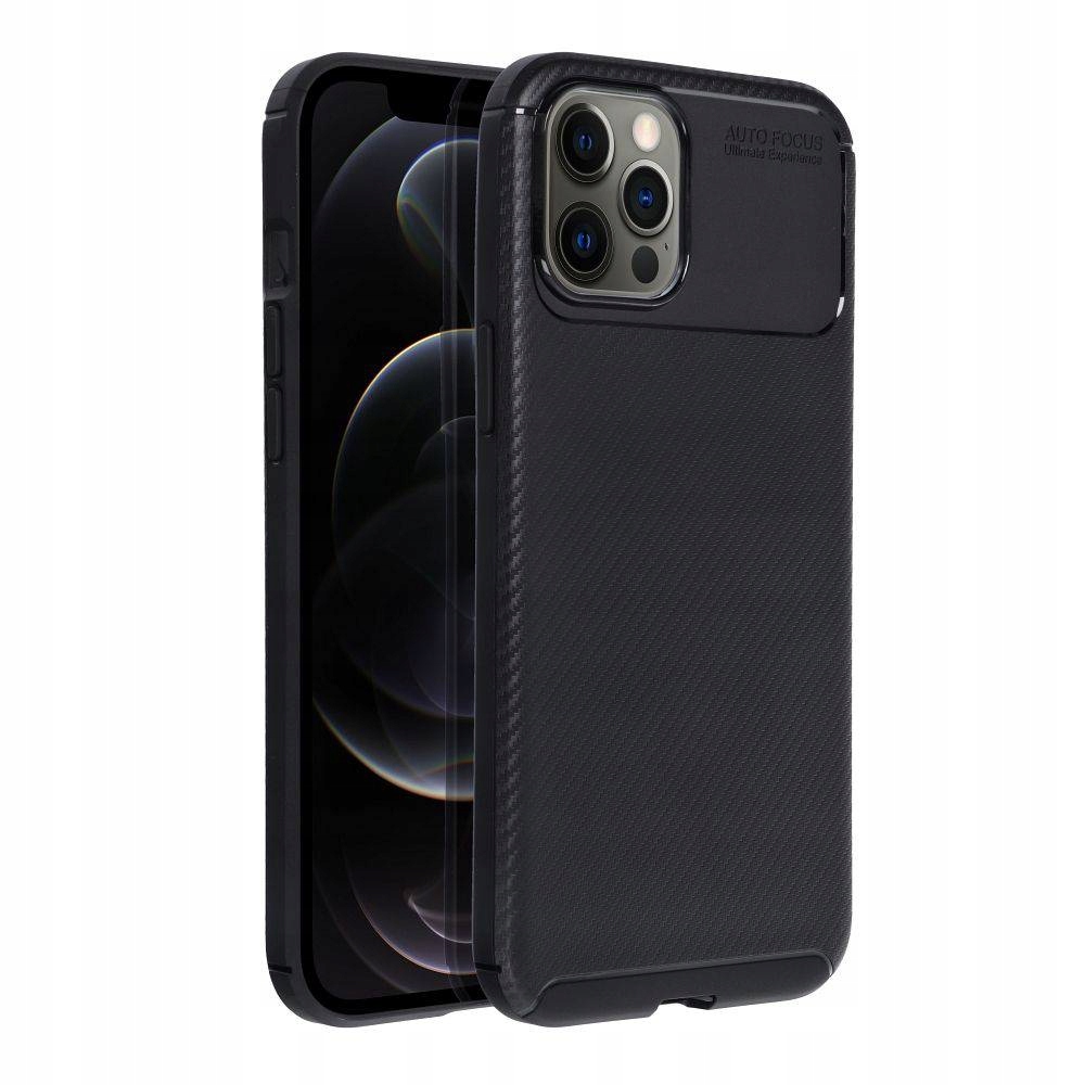 Etui Carbon Premium Do Iphone 12 Pro Max Czarny