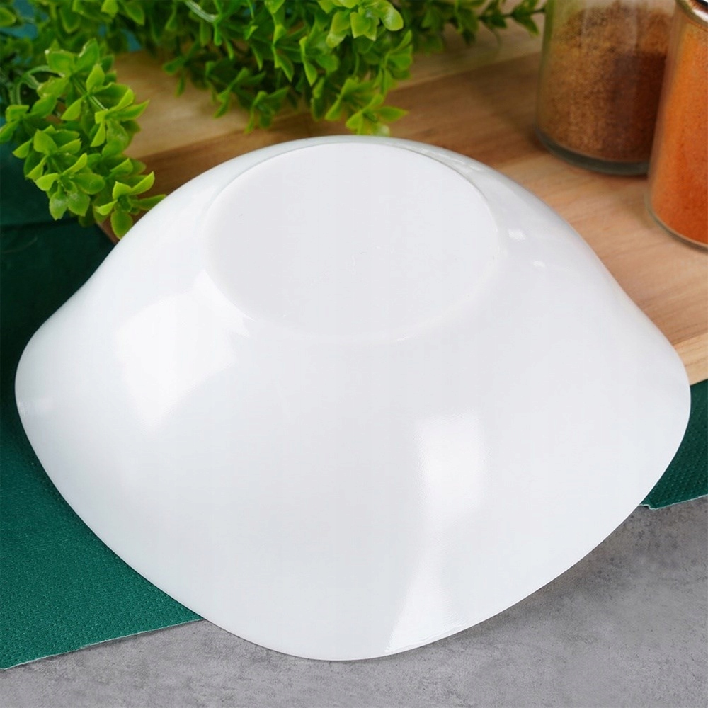 Miska MISECZKA salaterka biała na surówki przekąski desery sałatki 400 ml Kolor biały