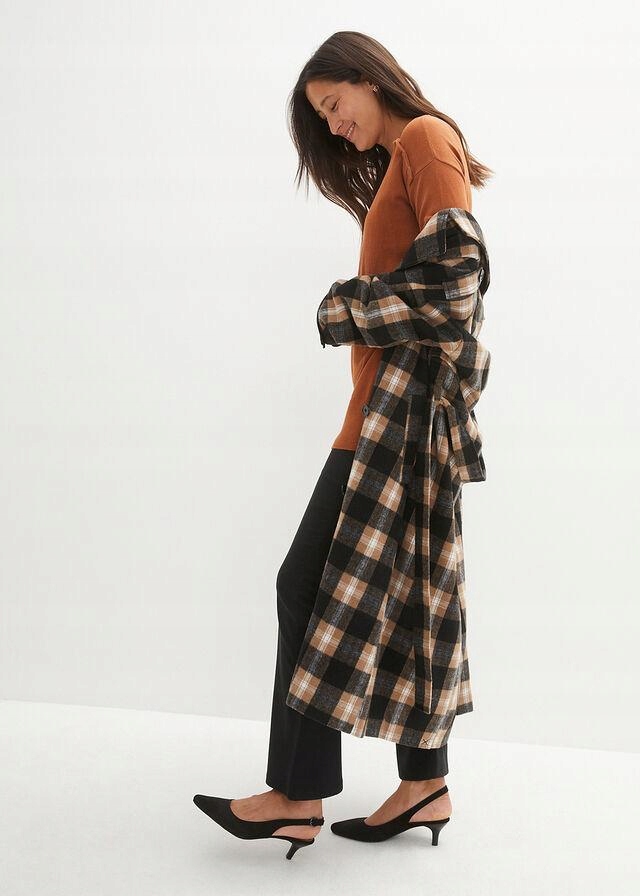 40 Bpc Bonprix Collection SWETER CIĄŻOWY Rękaw długi rękaw