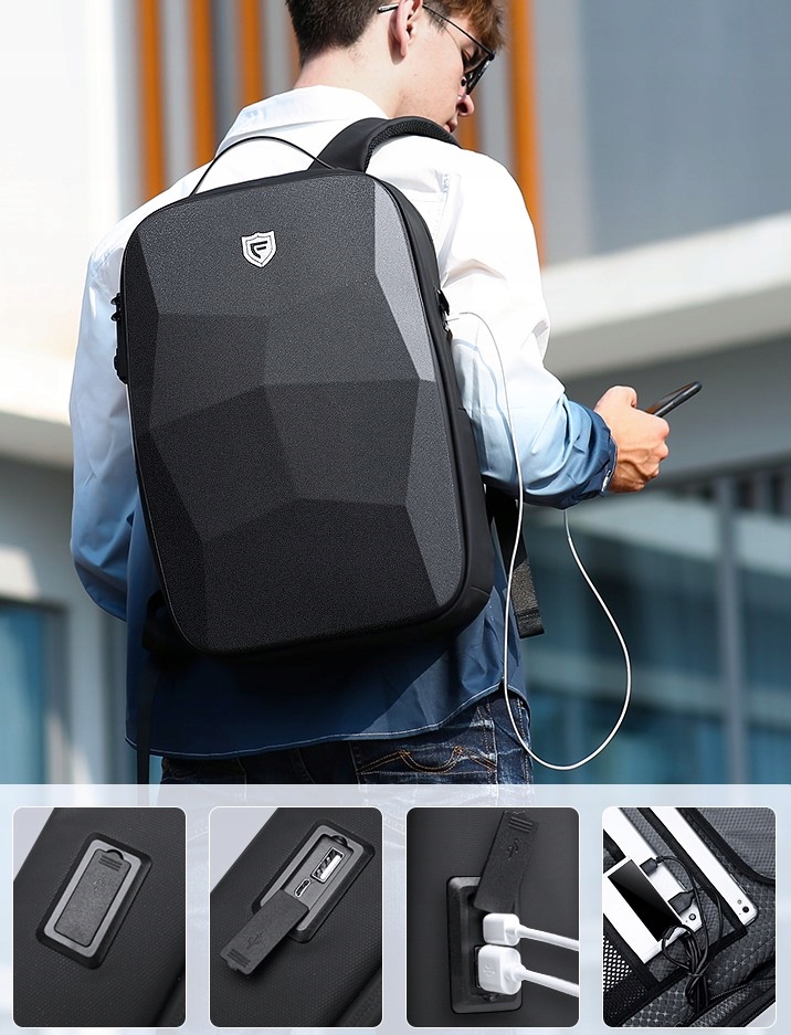 TORBA PLECAK NA LAPTOPA BIZNESOWY USB TSA FENRUIEN Model 1105029805