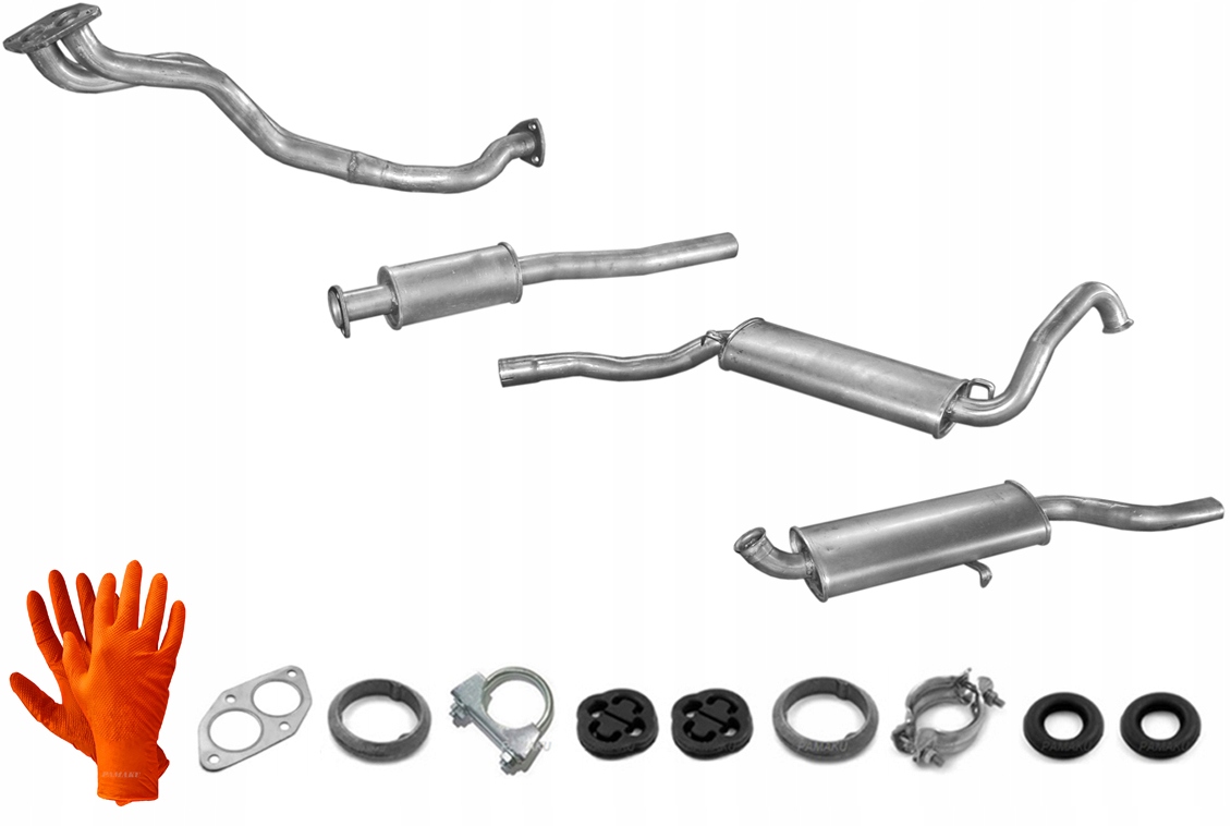 Audi 90 2.0 2.3 (1984-1987) Sedan Výfukový Systém