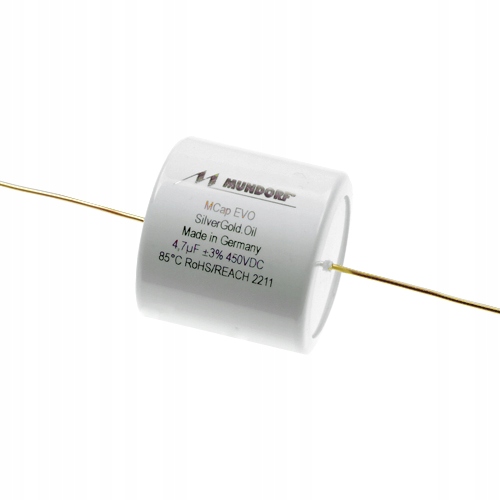 Kondenzátor Mcap Evo SilverGold Oil 4.7uF 4,7uF 450V Mundorf