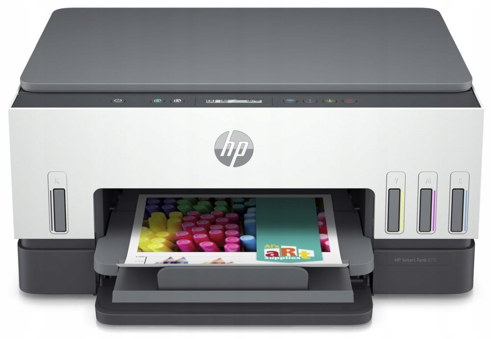 Hp Smart Tank 670/ color/ A4/ Psc/ 12/7ppm/ 4800x1200dpi/ AirPrint/ Hp Smar