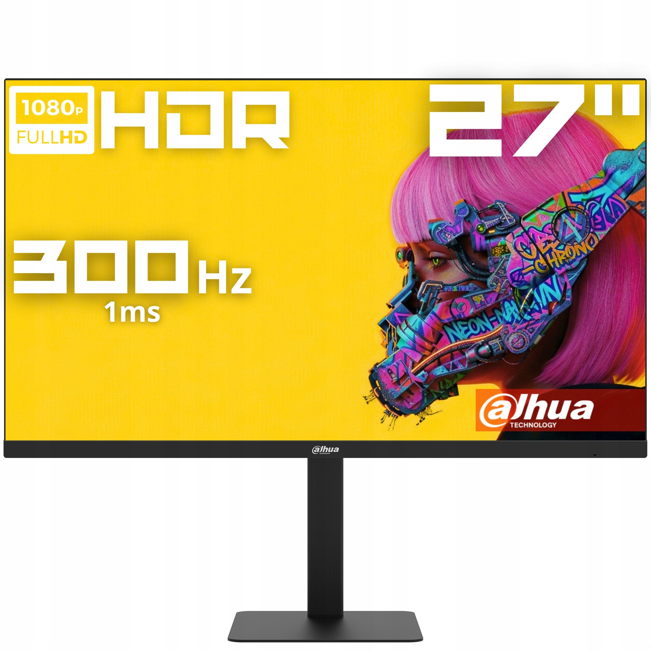 Herní monitor 27 palců 300 Hz 1MS Dahua Hdr Va Bezrámečkový
