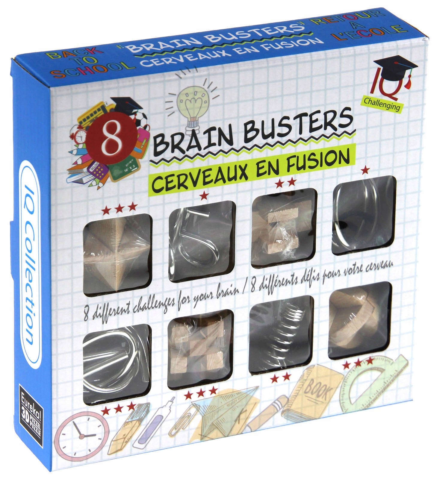 

Łamigłówka Pogromcy Mózgu Brain Busters 8 szt