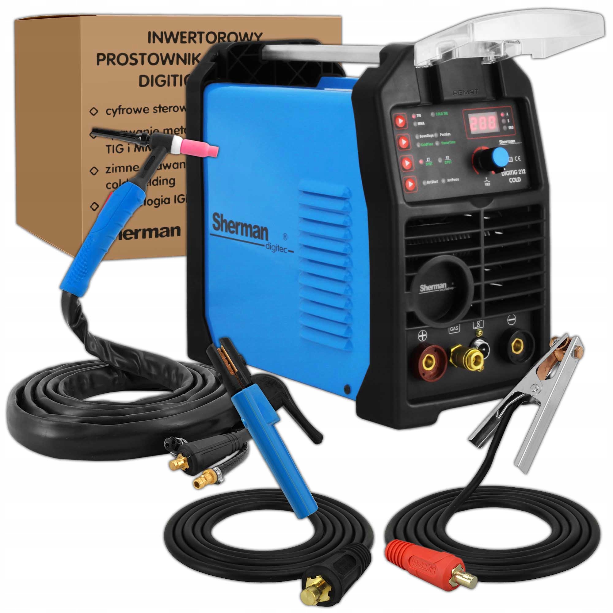Sherman Invertorová svářečka Digitig 212 Cold Spot