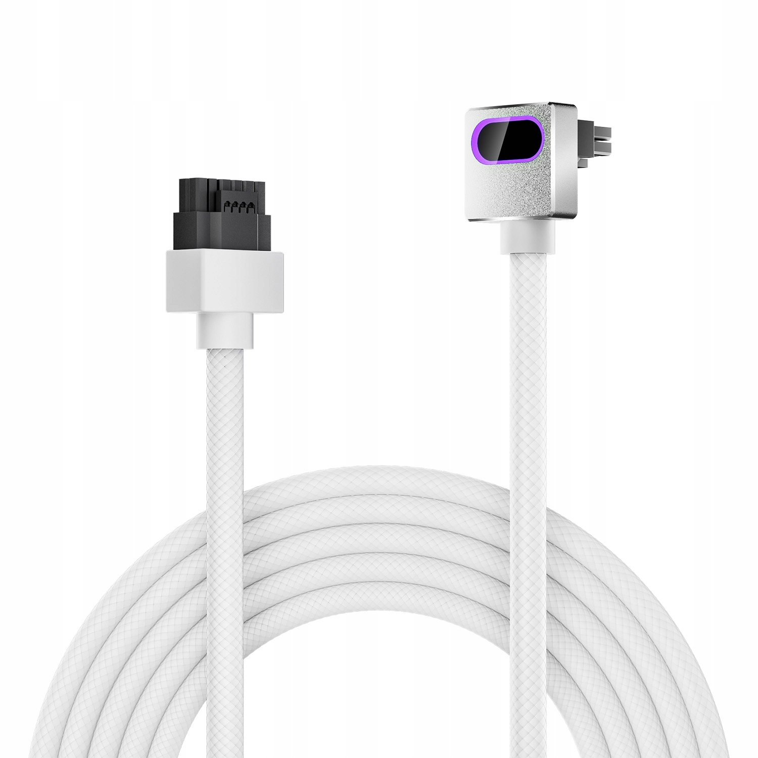 AsiaHorse Przedłużacz do zasilacza 12VHPWR Typ B Hydrus Argb 50 cm Biały