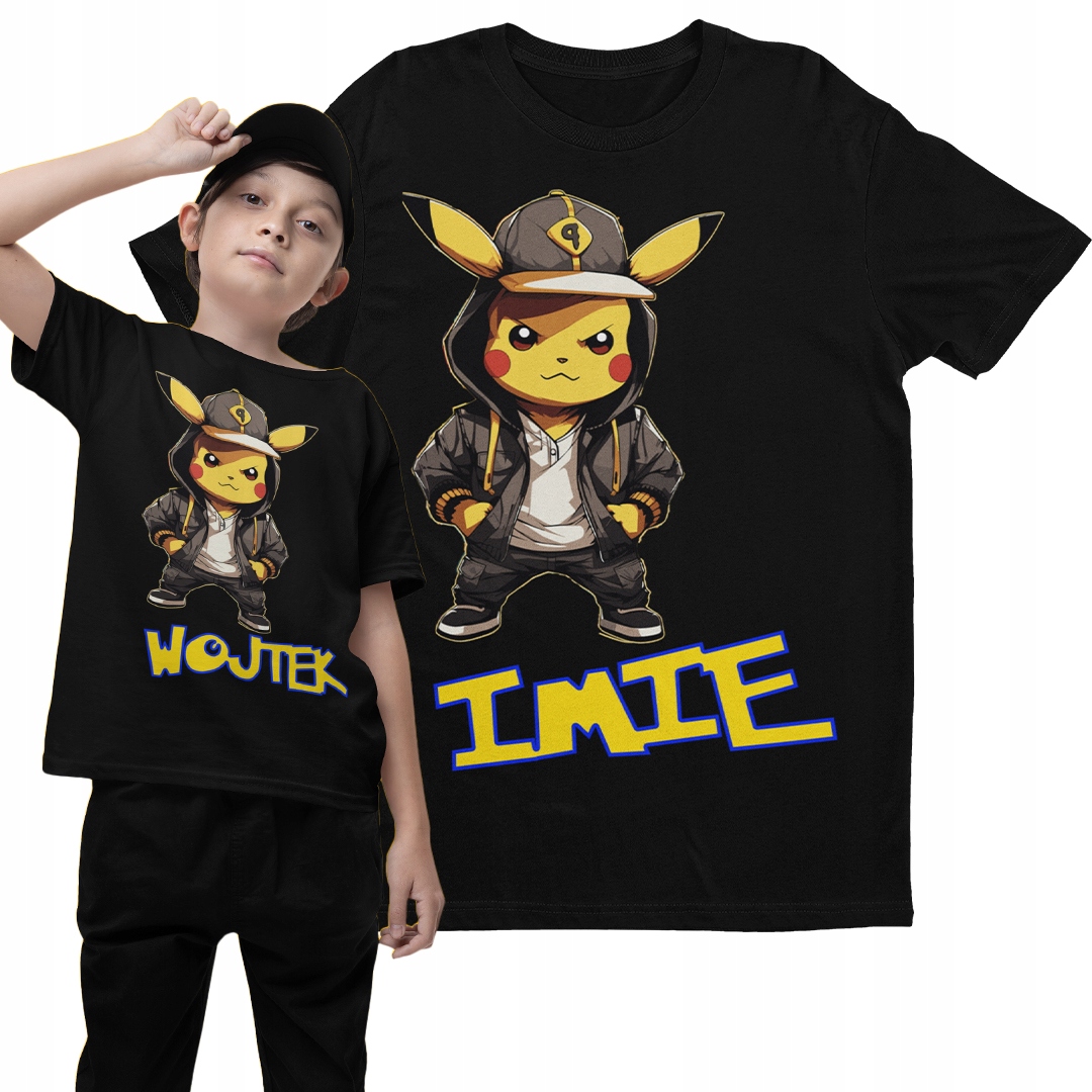 DZIECIĘCA KOSZULKA SPODNIE DRESOWE POKEMON PIKACHU BAJKA NA PREZENT R.116 Marka Inna marka