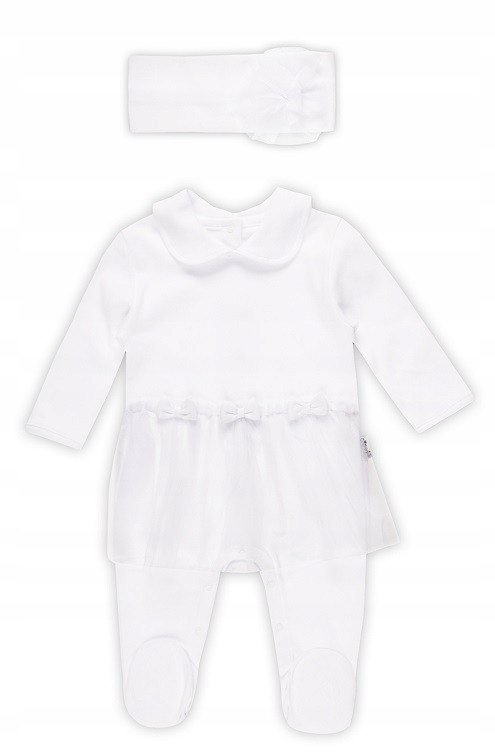 

Pajacyk z Opaską biały do chrztu Bamar Nicol 74