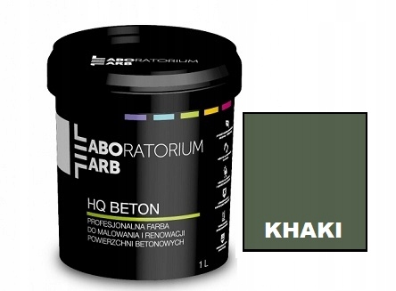 HQ BETON FARBA DO BETONU OGRODZEŃ KHAKI 2,5L