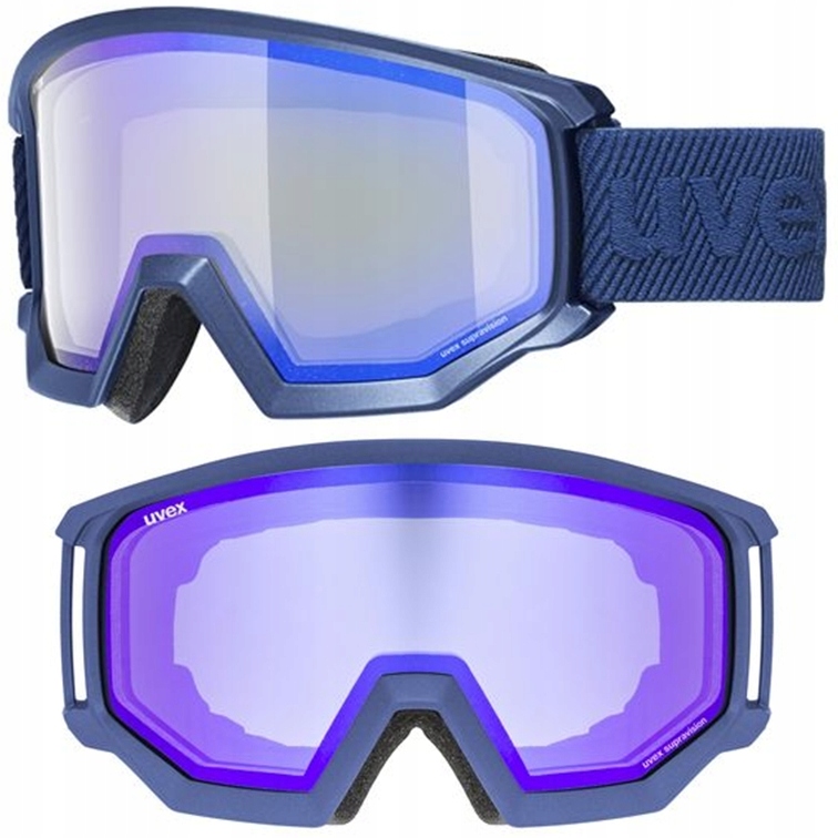 Lyžařské brýle Uvex Athletic Fm zrcadlové Full Mirror S2, pouzdro 4330