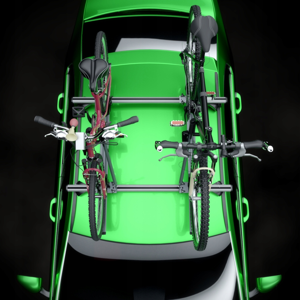 2x BAGAZNIK DACHOWY NA ROWERY UCHWYT ROWEROWY DACH Anti theft protection yes