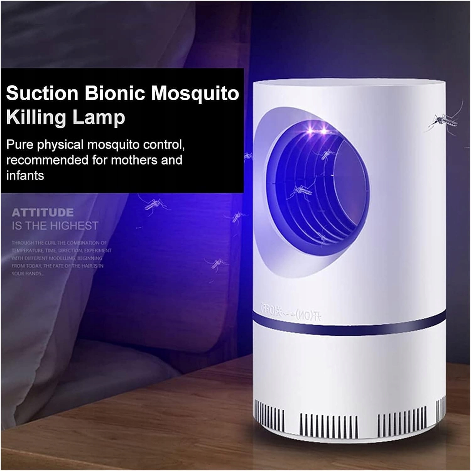 LAMPA PRZECIW KOMAROM USB ELEKTRYCZNE ŚWIATŁO ODSTRASZAJĄCE LED BIAŁA Marka Oease