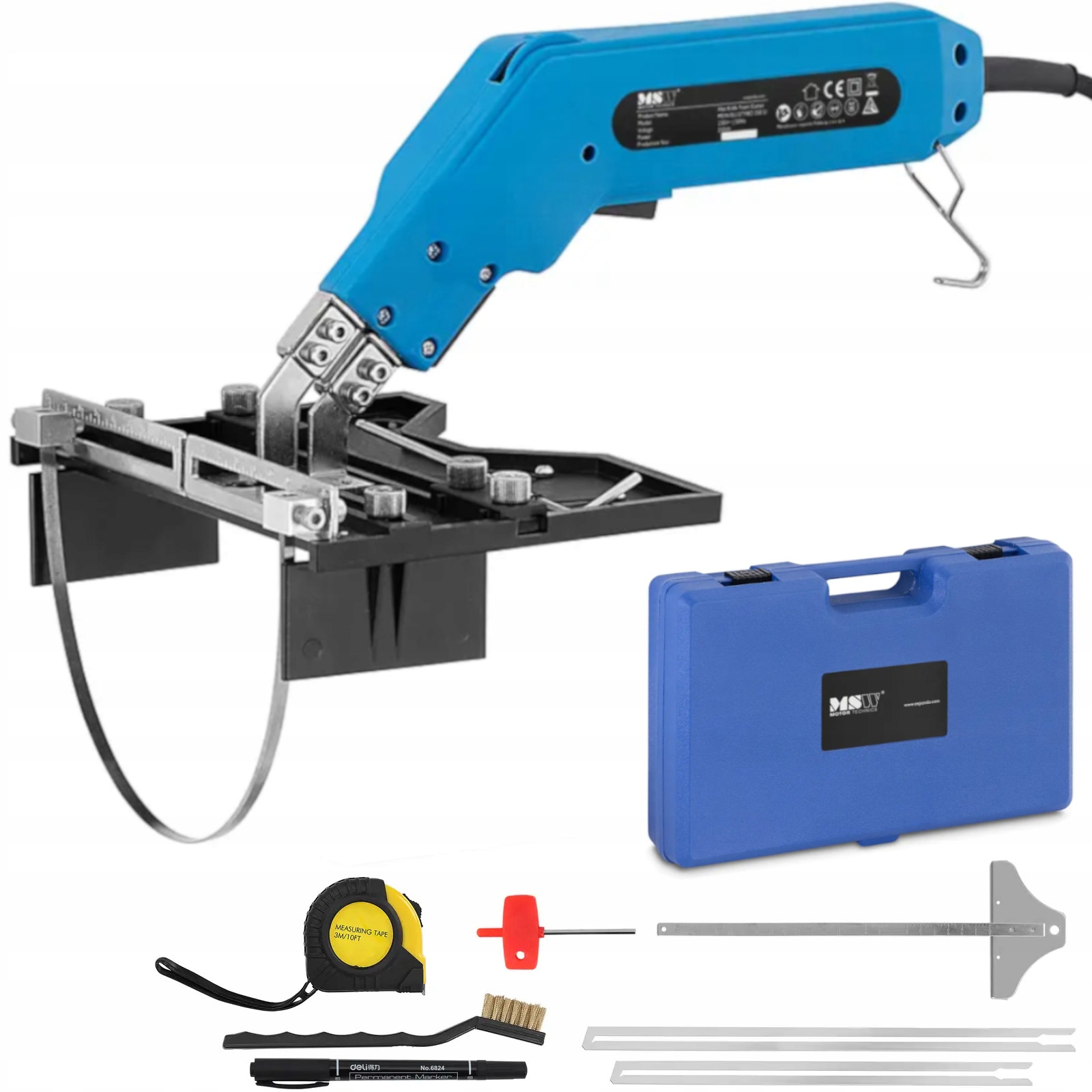 Nůž pro řezání Polystyrénu s vodicí lištou 200 mm 500 C 250 W