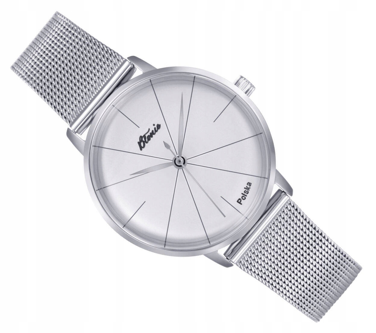 Dámské Klasické Elegantní Polský Hodinky Błonie Zodiac Lilie