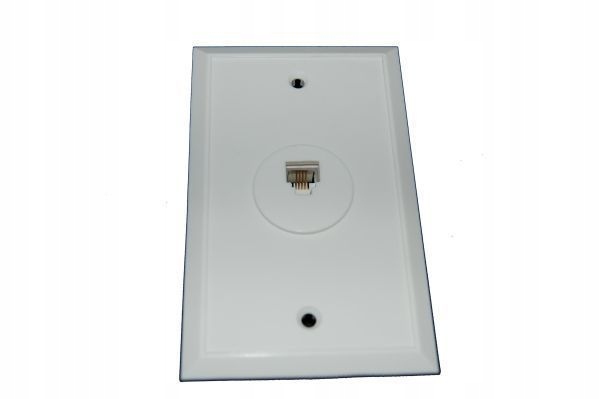 Gniazdo telefoniczne podtynkowe RJ14(6p4c)