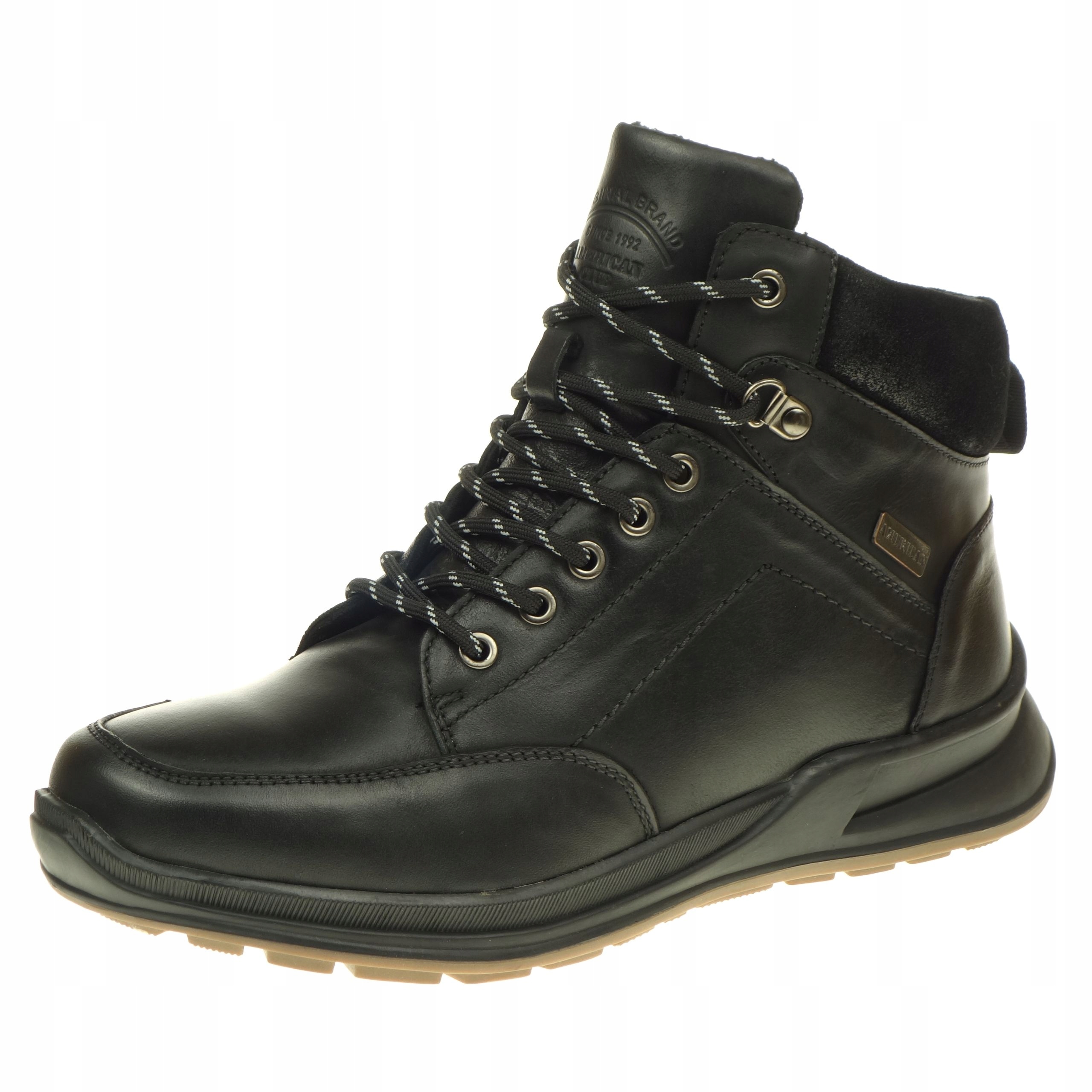 Pánské zimní kožené boty American Zateplené Trekkingové boty 43