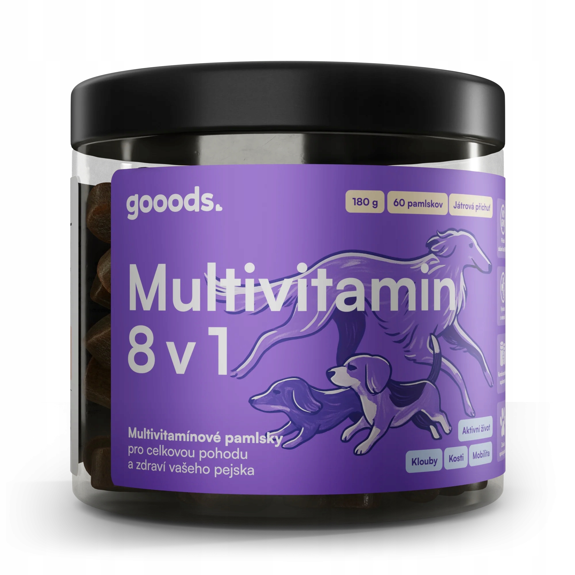Levně Gooods. Multivitamin 8v1 pro psy 60 pamlsků, 180g