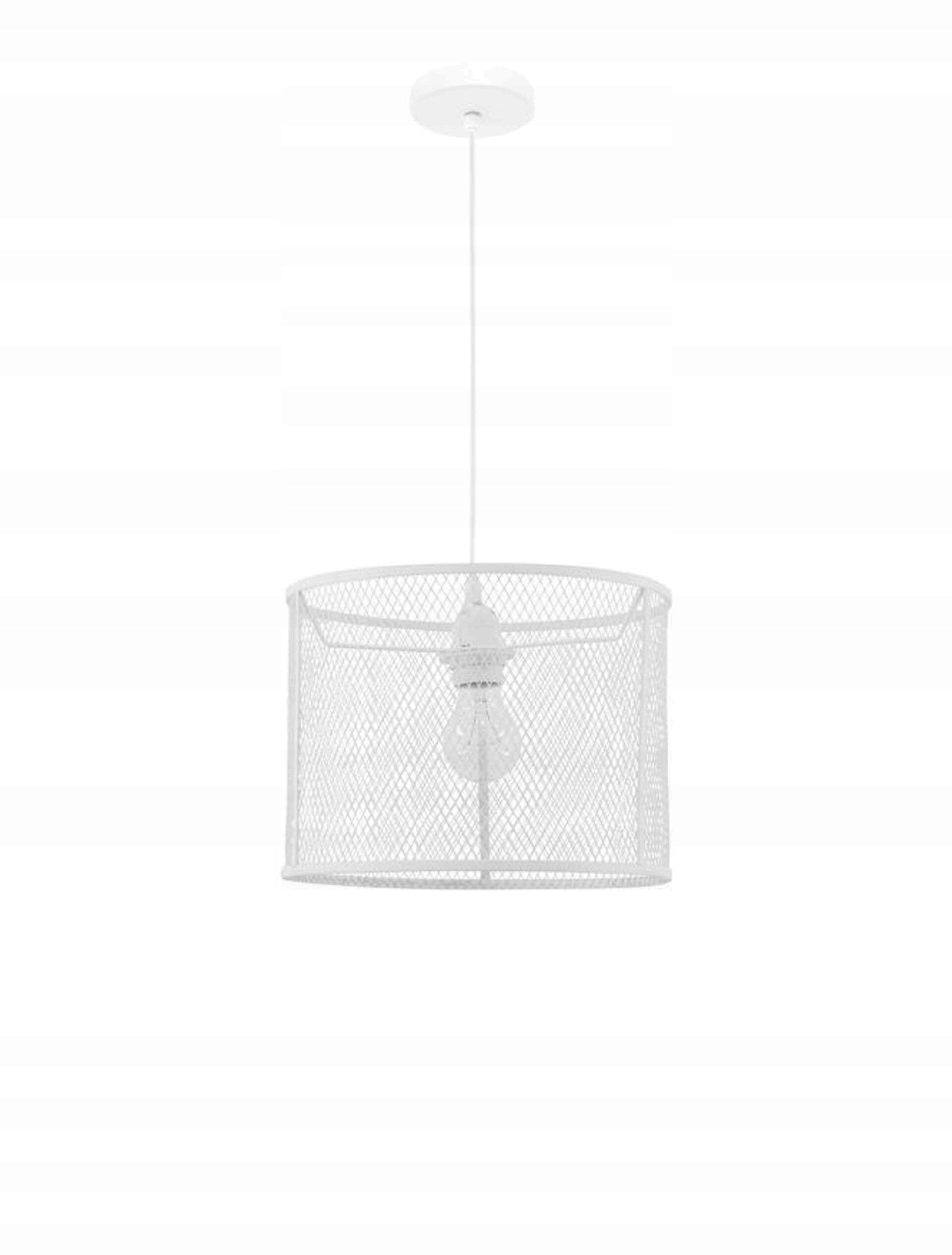 Nova Luce závěsné svítidlo Net bílý hliník bílý kabel E27 1x12W bez žárovky