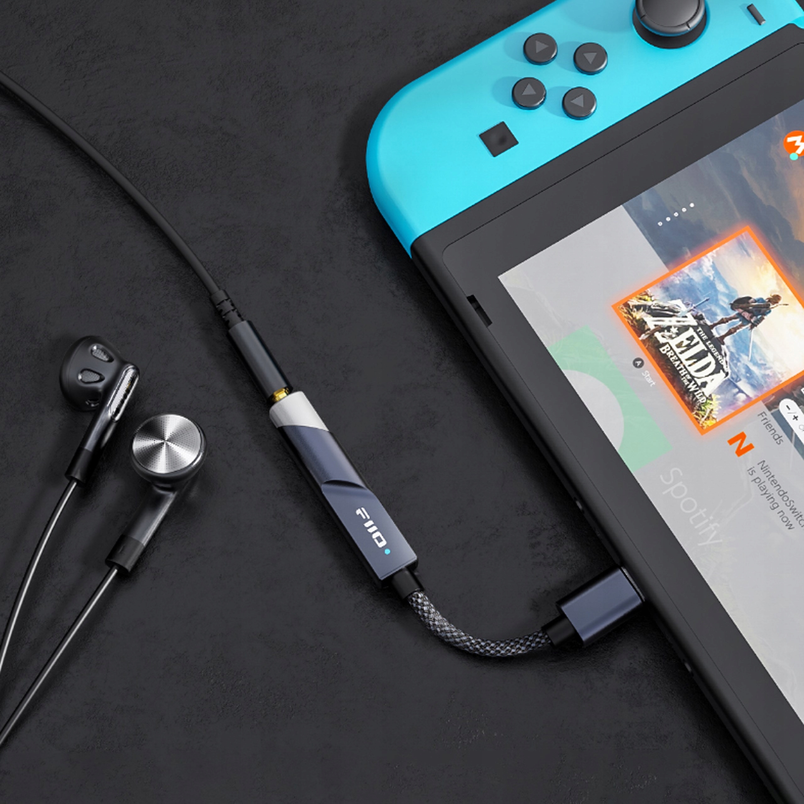 FIIO KA11 WZMACNIACZ SŁUCHAWKOWY PRZETWORNIK DAC USB-C PRZENOŚNY CZARNY Model KA11