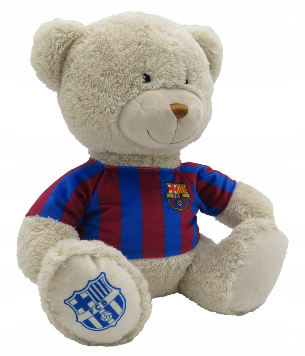Maskotka pluszak misiek Fc Barcelona Barca 35 cm oficjalna kolekcja klubowa