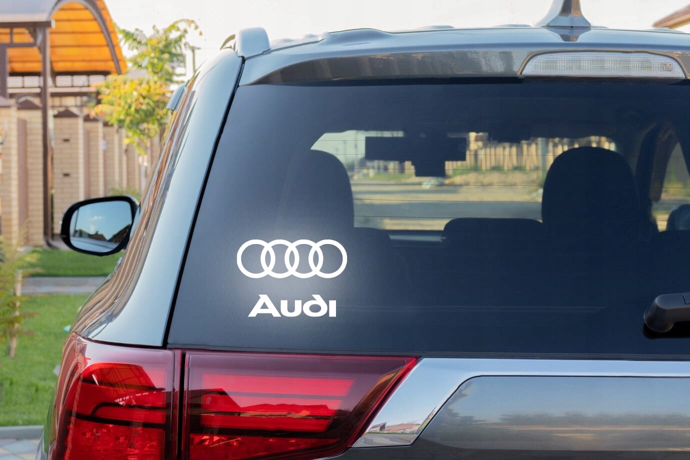 Naklejka AUDI Logo W08 na samochód na auto - ODBLA Producent Inny