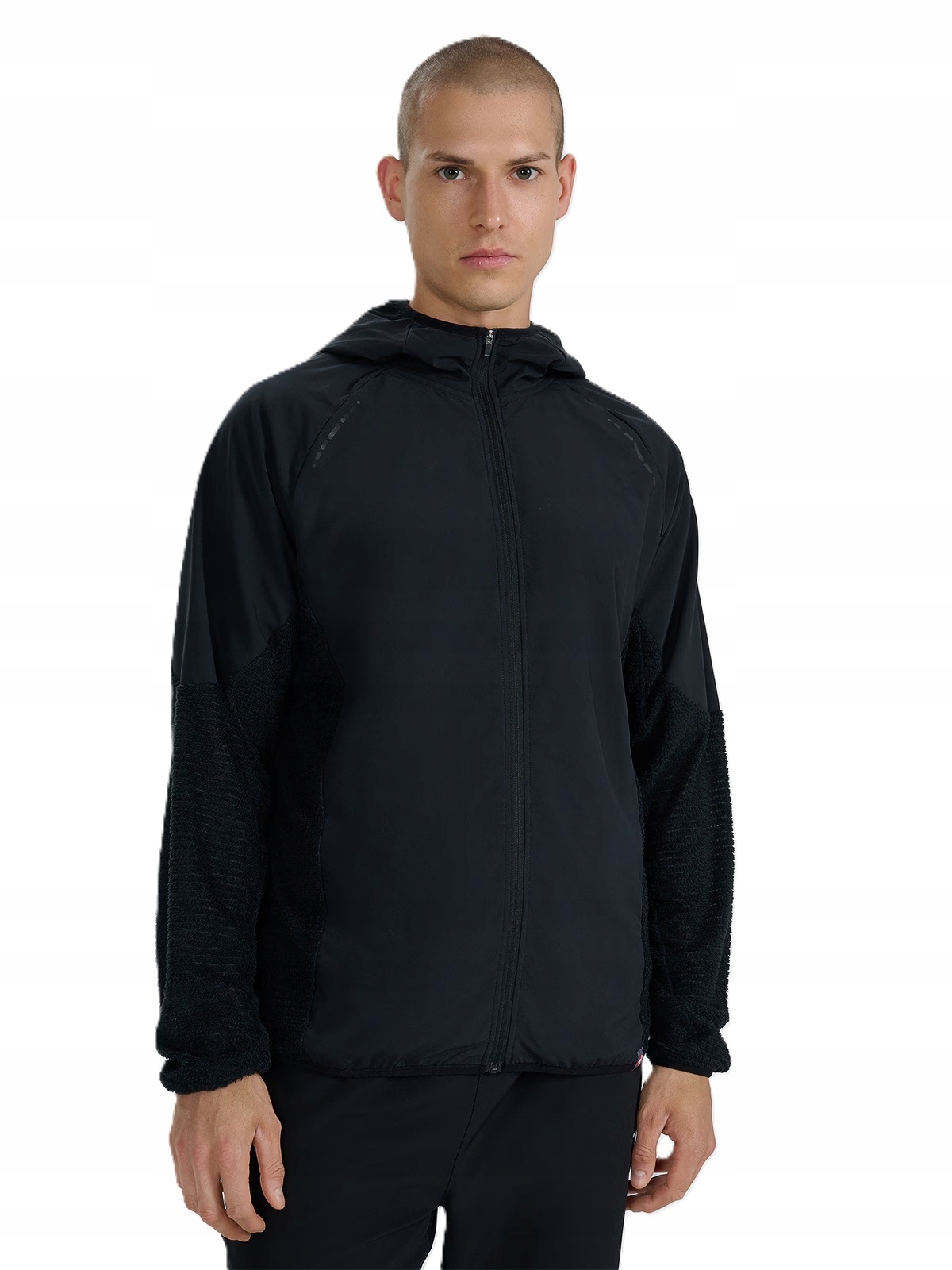 Pánská Mikina 4F S Kapucí Fnk M582 Tmavě Černá XL