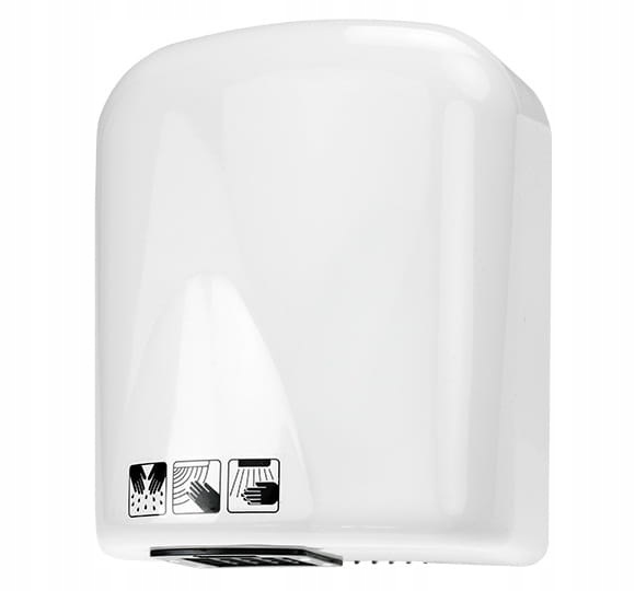 Automatická sušička rúk Abs biela 1650 W praktická hygienická