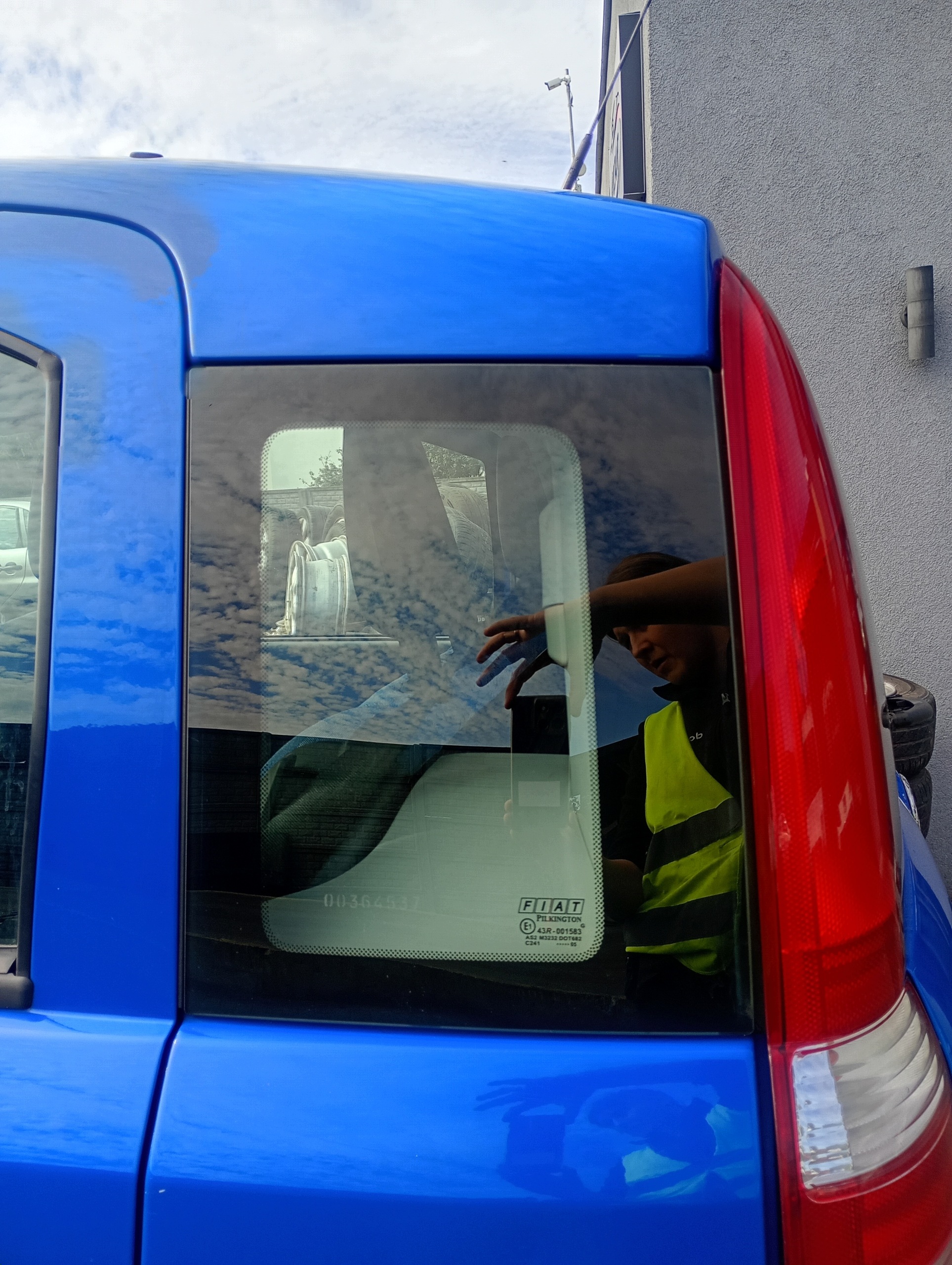 window side bodywork left rear rear part Fiat Panda 2 II 03-09