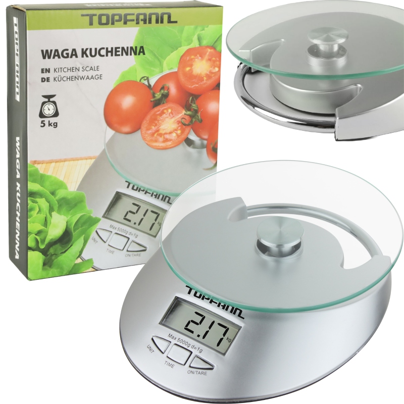 

Precyzyjna Waga Kuchenna Elektroniczna LCD Szklana