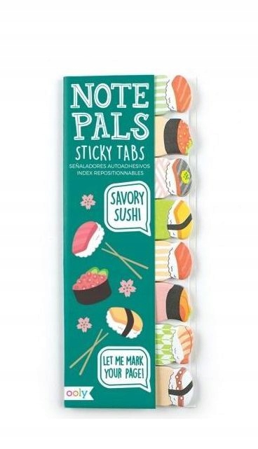 KARTECZKI SAMOPRZYLEPNE SUSHI