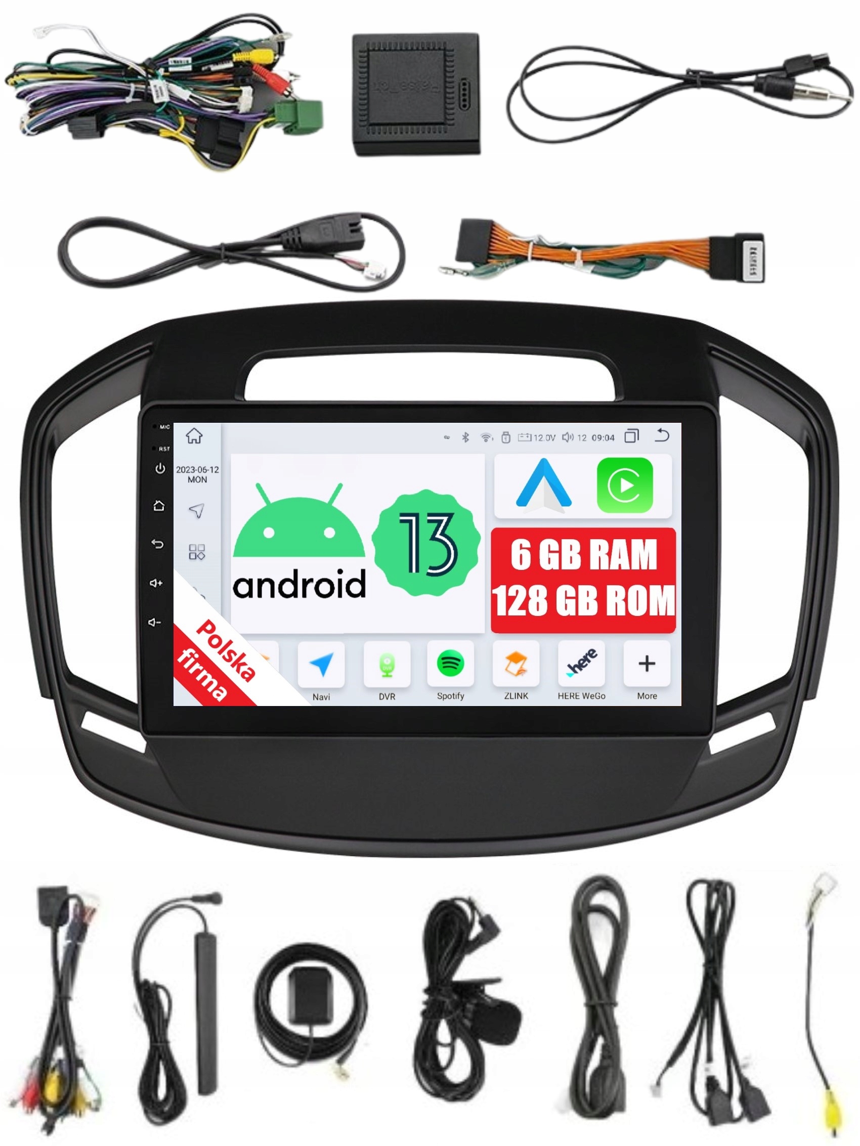 Navigácia Rádio 2DIN Android Opel Insignia A Dsp Carplay 6/128 Gb Lte