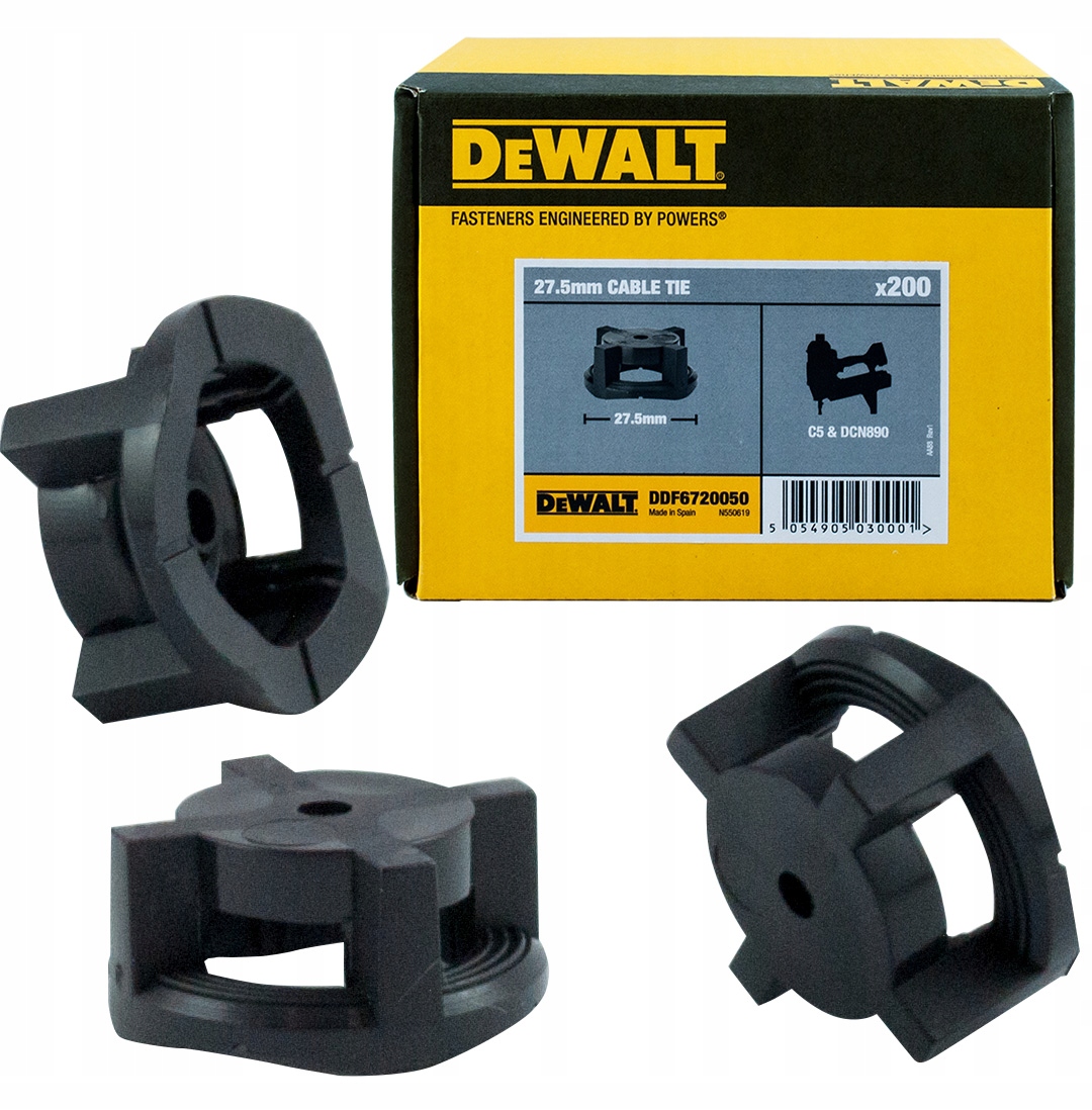 

Uchwyt kablowy Pcv 27,5mm 200szt do DCN890 DeWALT