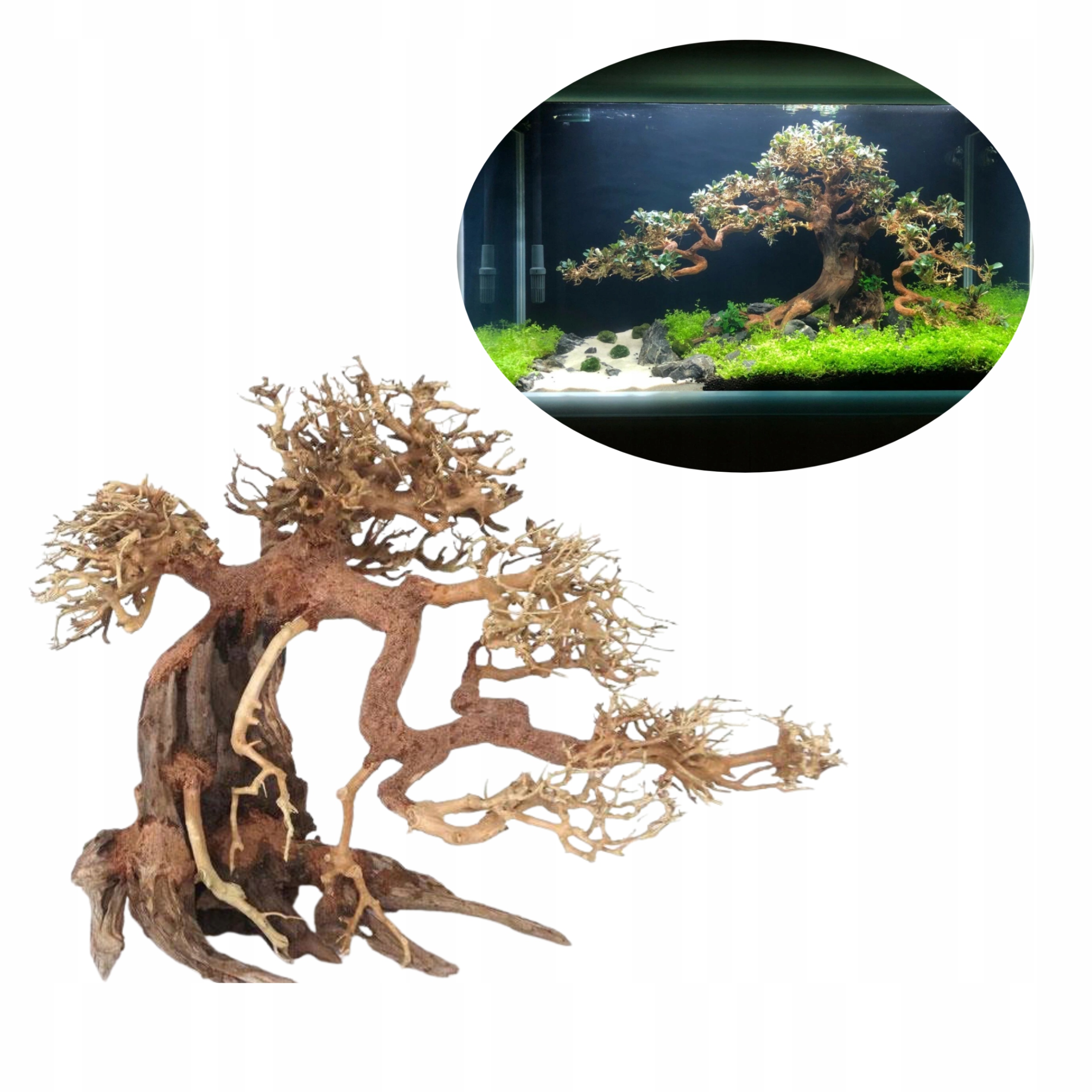 Levně Stromek Bonsai Do Akvária 40X30 CM Aquascaping Dekorace