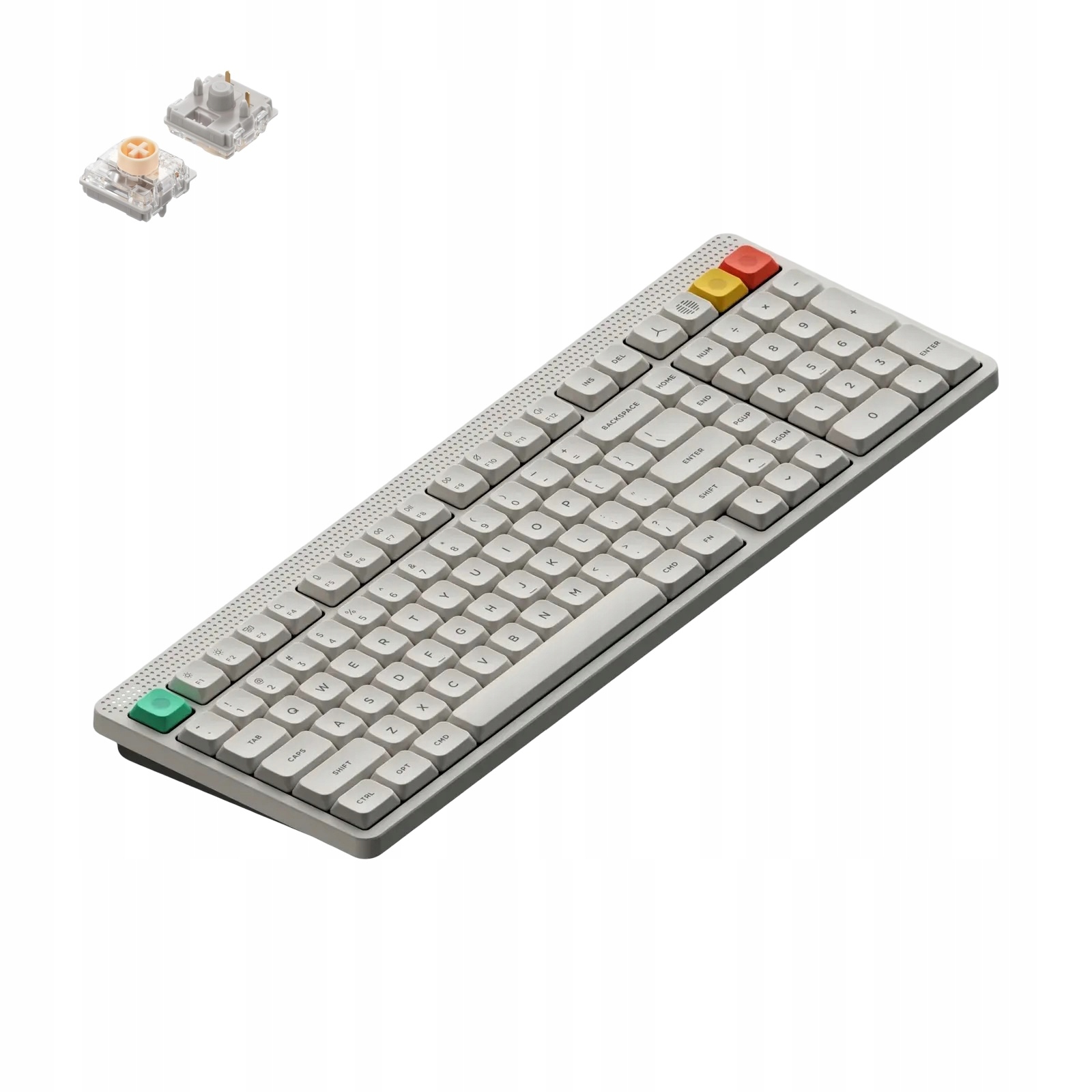 NuPhy Node 100 Bezprzewodowa Klawiatura Mechaniczna Low Profile Blush nano