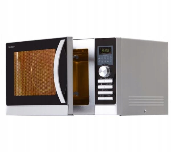 KUCHENKA MIKROFALOWA WOLNOSTOJĄCA SHARP R843INW GRILL 3W1 CZARNY Marka Sharp