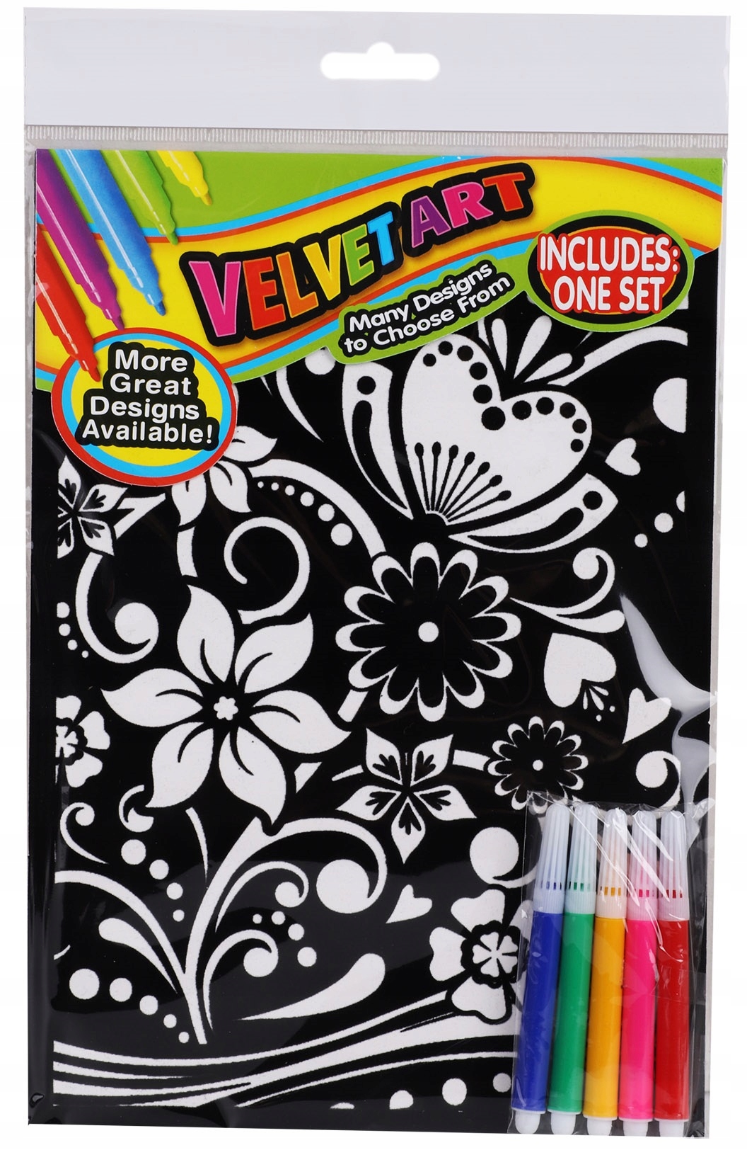 Cra-Z-Art Velvet Brite Set Creative Coloring Set