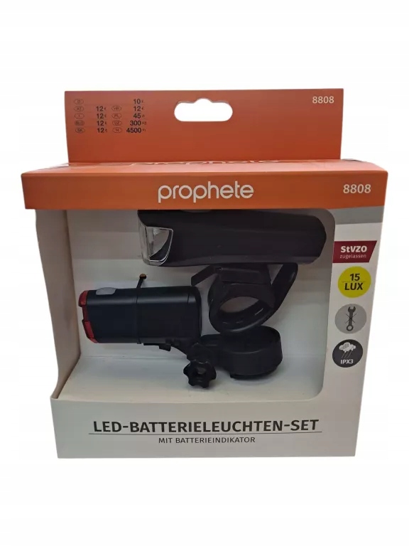 LAMPKA ROWEROWA LED PROPHETE 8840