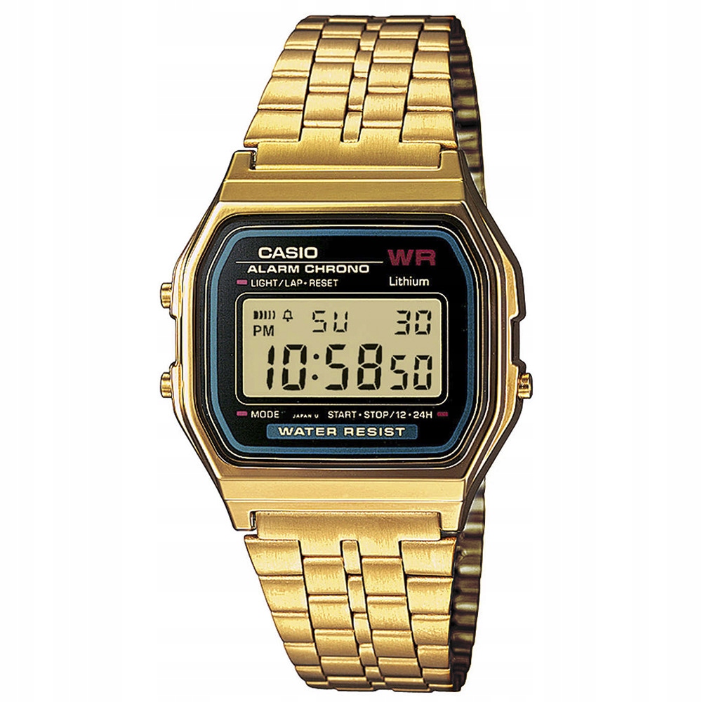 Hodinky Casio Vintage A159WGEA-1EF zlatý náramek