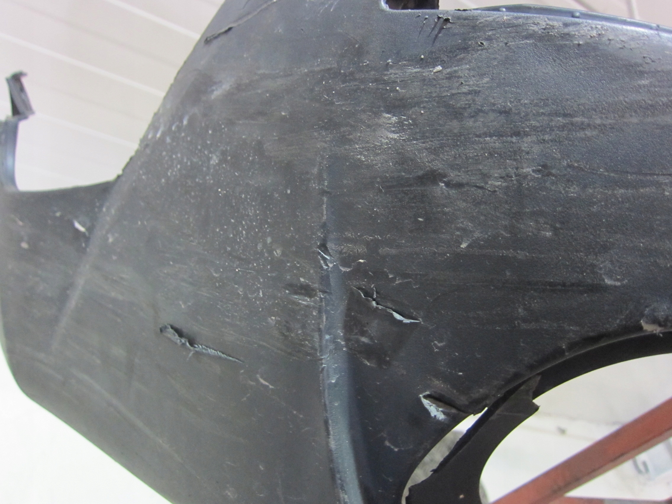 BMW E70 X5 bumper rear BLACK SAPPHIRE 475